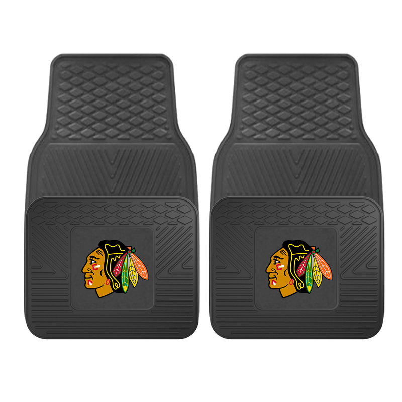 NHL 2-PC VINYL CAR MAT SET