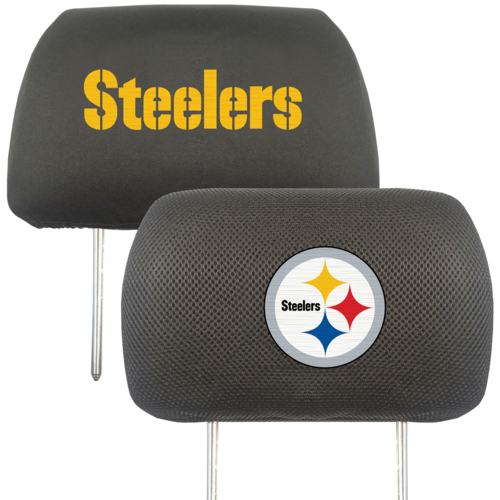 NFL 2-PC CAR HEADREST COVER SET